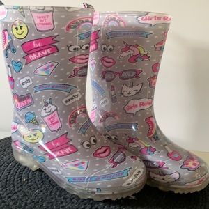 CAPELLINI OF NEW YORK GIRLS RAIN BOOTS
